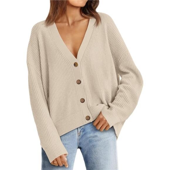 Sweaters - Cardigan Sweaters for Women 2024 Fall Fashion Oversized Lightweight Sweater